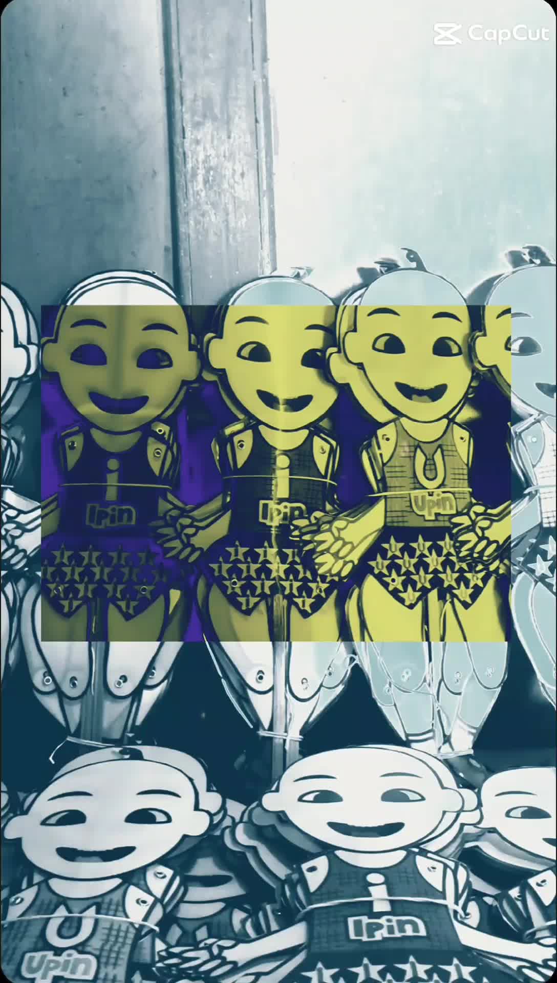 TERLARIS Mainan Wayang Tarik Upin & Ipin Cocok Untuk Usaha Dagang Mainan Unik Bahan Tahan Air Desain Menarik