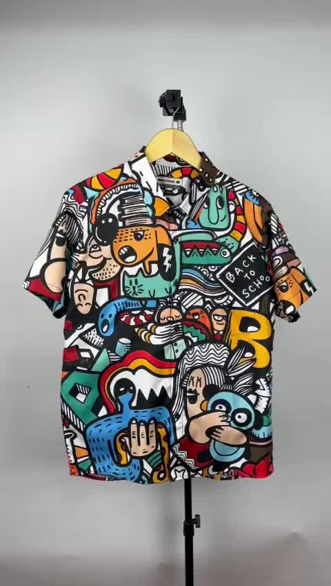 Kemeja Pria Tangan Pendek Pria - Back To School