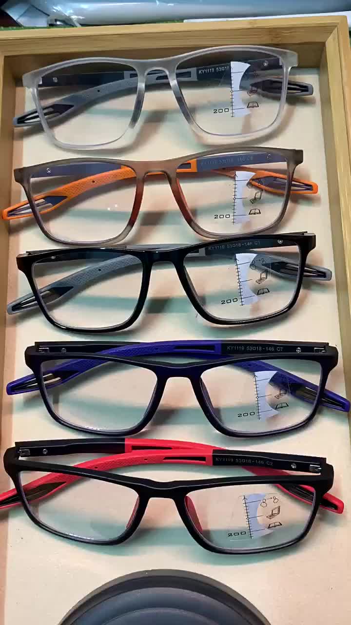 Kacamata Baca Plus Colore.in Progresif Anti Blueray TR-90 Sport KY1119