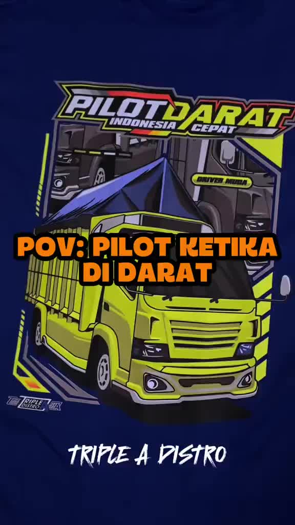Kaos Baju Driver Muda Indonesia Cepat Spontan Uhuy Combed Dewasa tangan Pendek Sablon DTF