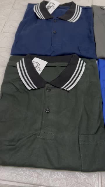 BAJU KAOS KERAH PRIA KAOS SAWAH TANI KAOS KEBUN KAOS PROYEK TANGAN PANJANG POLYESTER POLOS ATASAN PRIA