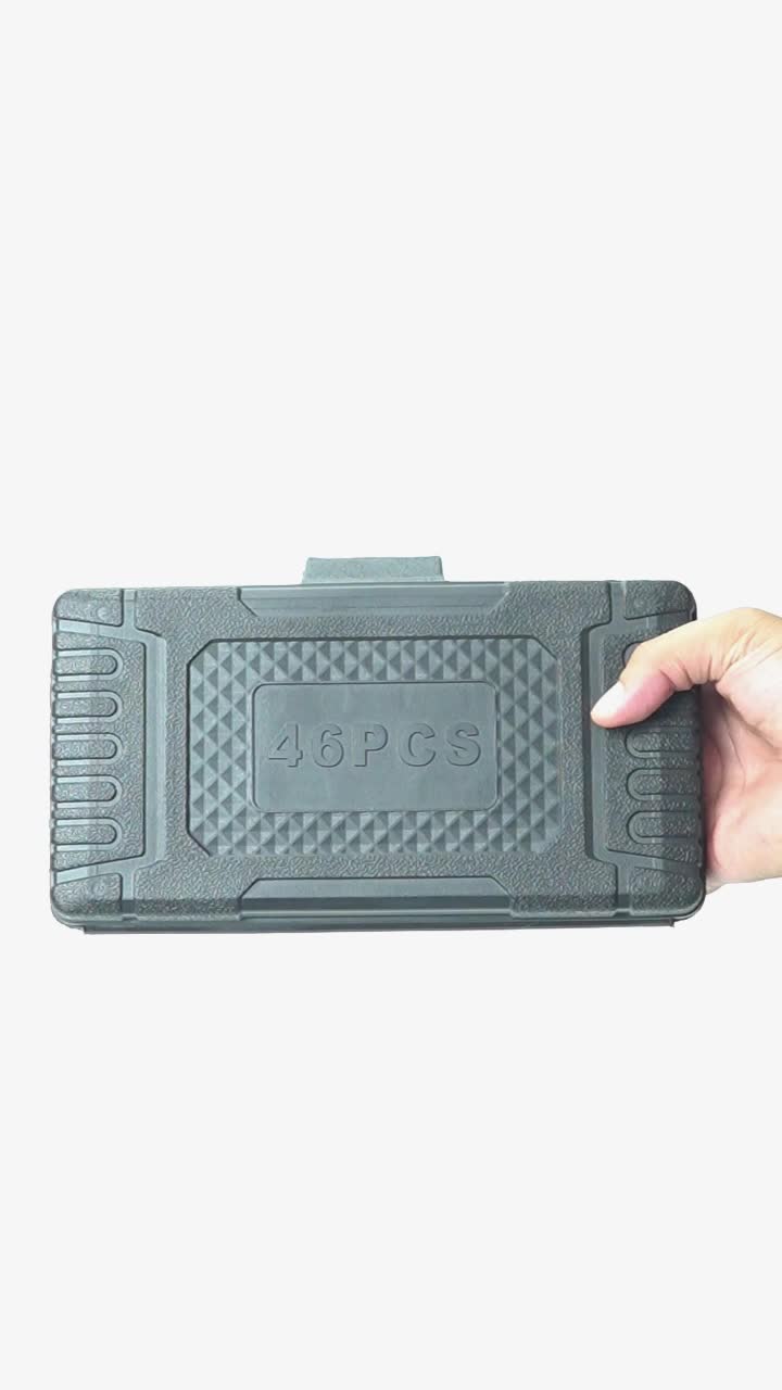 Set Kunci Socket 1/4 Inch 46 Pcs Repair Tools CRV - 10028