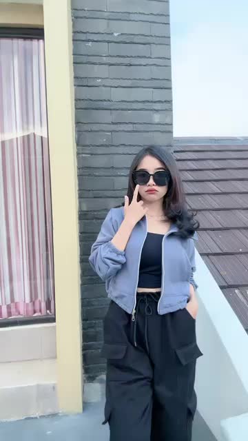 Veronica Premium Premium Ld 110 (M-L) & Ld 120 (XL) Jaket Crop Atasan Wanita Kekinian Ootd Korean Style