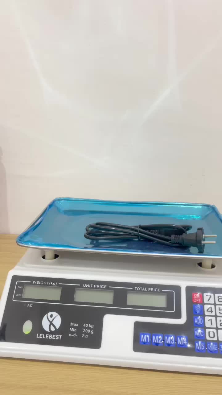 Timbangan Buah Digital 40kg Double Display Digital Computing Scale Kitchenware