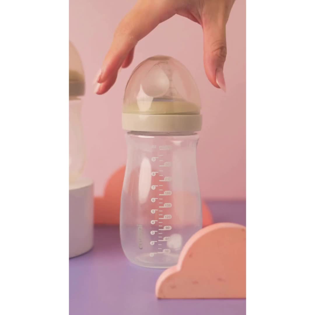 COCONI Wide-Neck Feeding Baby Bottle 150ml/270ml | Botol Susu Bayi Anti-Colic