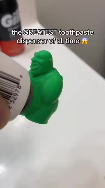 Shrek Toothpaste Cap | 3D Mica art