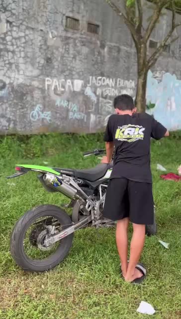 KNALPOT BERTA TYPE KISUDO fullset motor standar pnp KLX crf wr155 dan dtracker