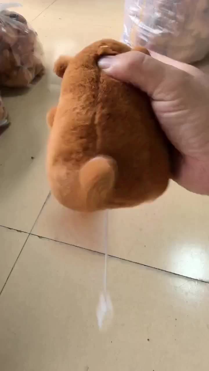 Gantungan Kunci Capybara, Boneka Capybara ekor berputar, Gantungan Tas Bagcharm Capybara Keychain Bagcharm ekor berputar