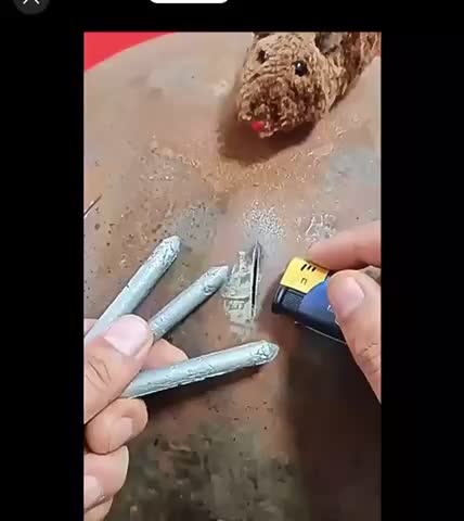 Batang Las Timah Suhu Rendah Dengan Korek Api Low Temperature Electrode Welding Rod Kawat Las