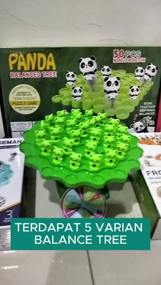 Mainan anak  tree frog balanced keseimbangan katak mainan edukasi