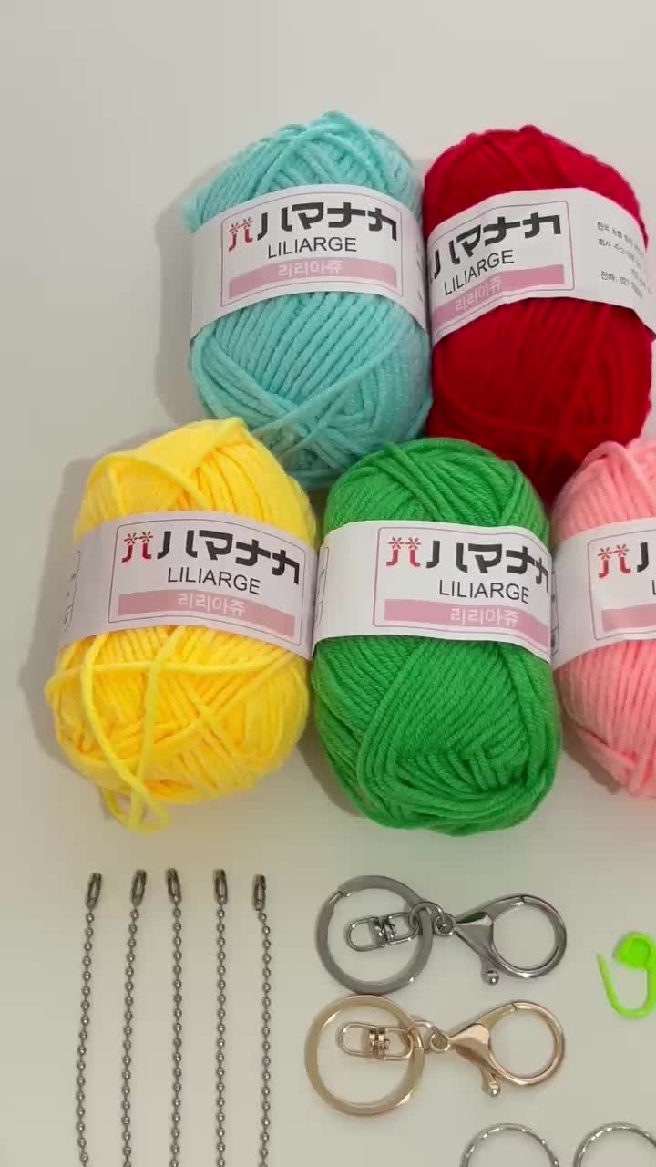 MADEBYBULAT - PAKET RAJUT KIT UNTUK PEMULA ALAT RAJUT SET CROCHET KIT MILK COTTON 4PLY