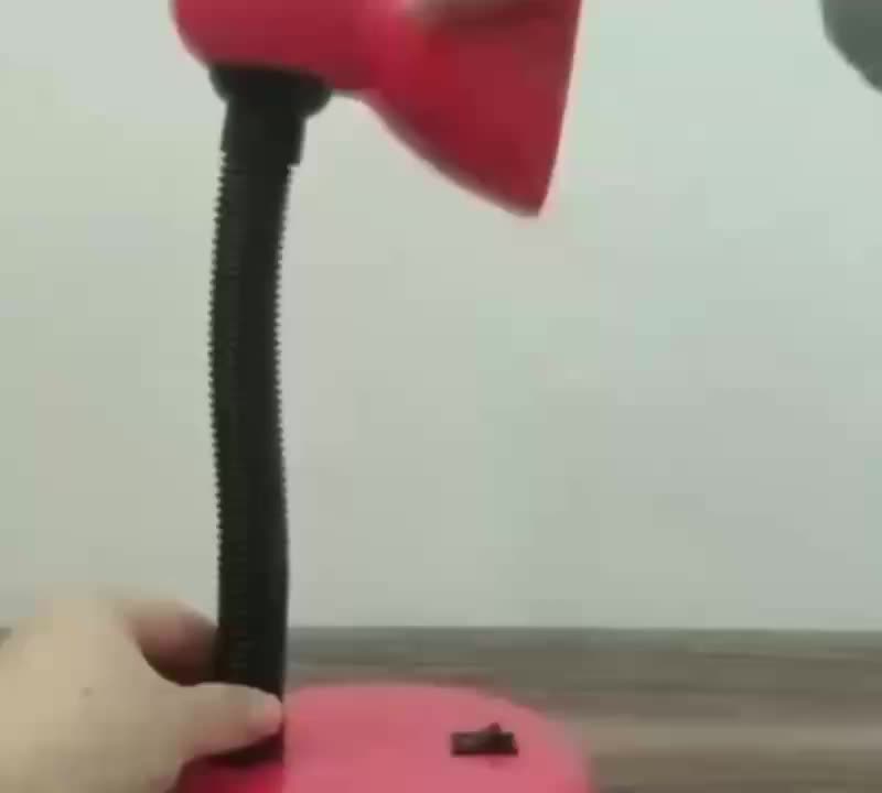 Lampu Belajar Jepit / Lampu Kerja / Meja Leher Flexibel / Lampu Belajar Duduk