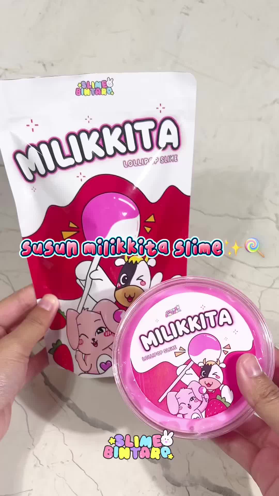 MILIKKITA SLIME BY SLIME BINTARO || ORIGINAL SLIME ||  SLIME LOLLIPOP || SLIME LUCU || SLIME CANTIK || SLIME WORTH IT || SLIME PREMIUM