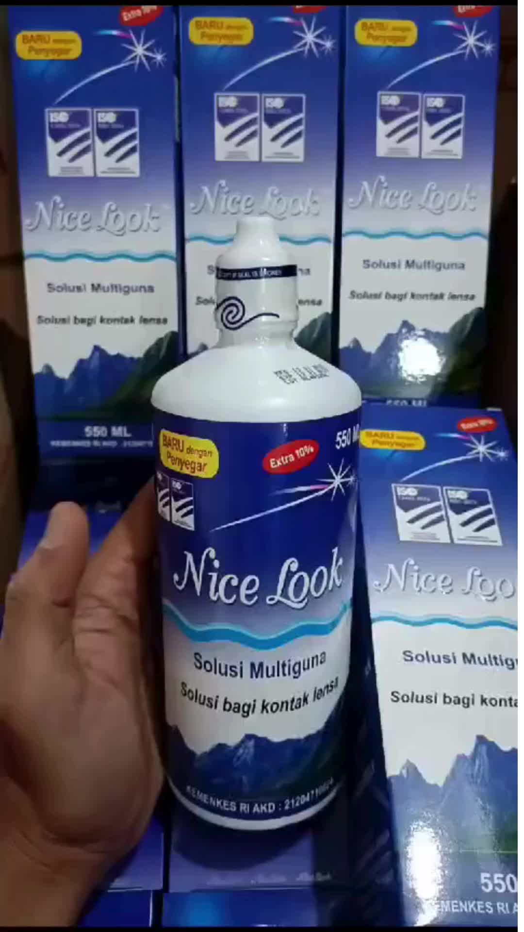 NICE LOOK Varian Air Softlens 15ml 60ml 120ml 550ml Cairan Eye Lensa Tetes Soflen