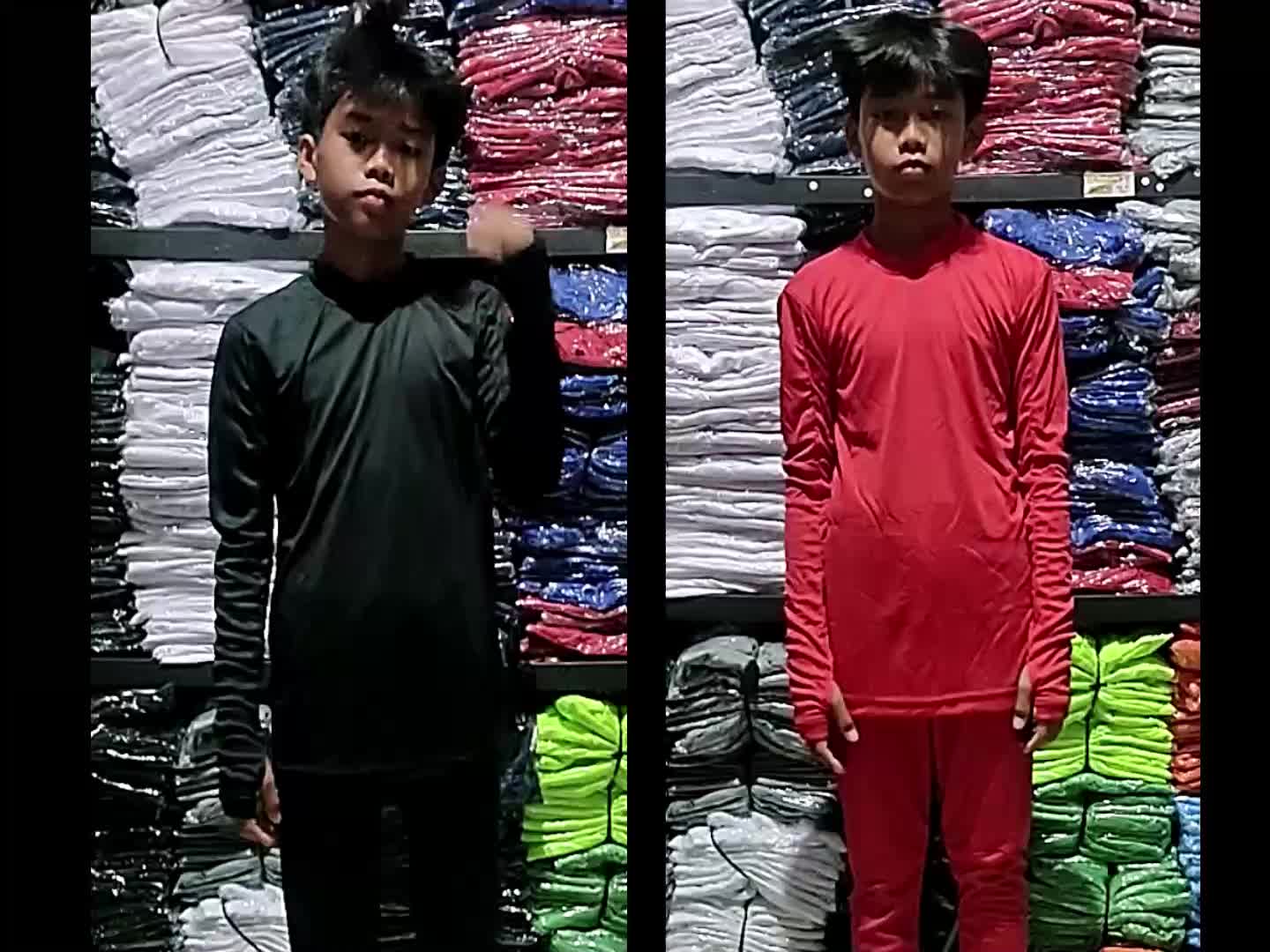 KIDS MANSET LENGAN PANJANG JARI BASELAYER MANSET BASELAYER ANAK OLAHRAGA ANAK OLAHRAGA FUTSAL SEPEDA RENANG UNISEX