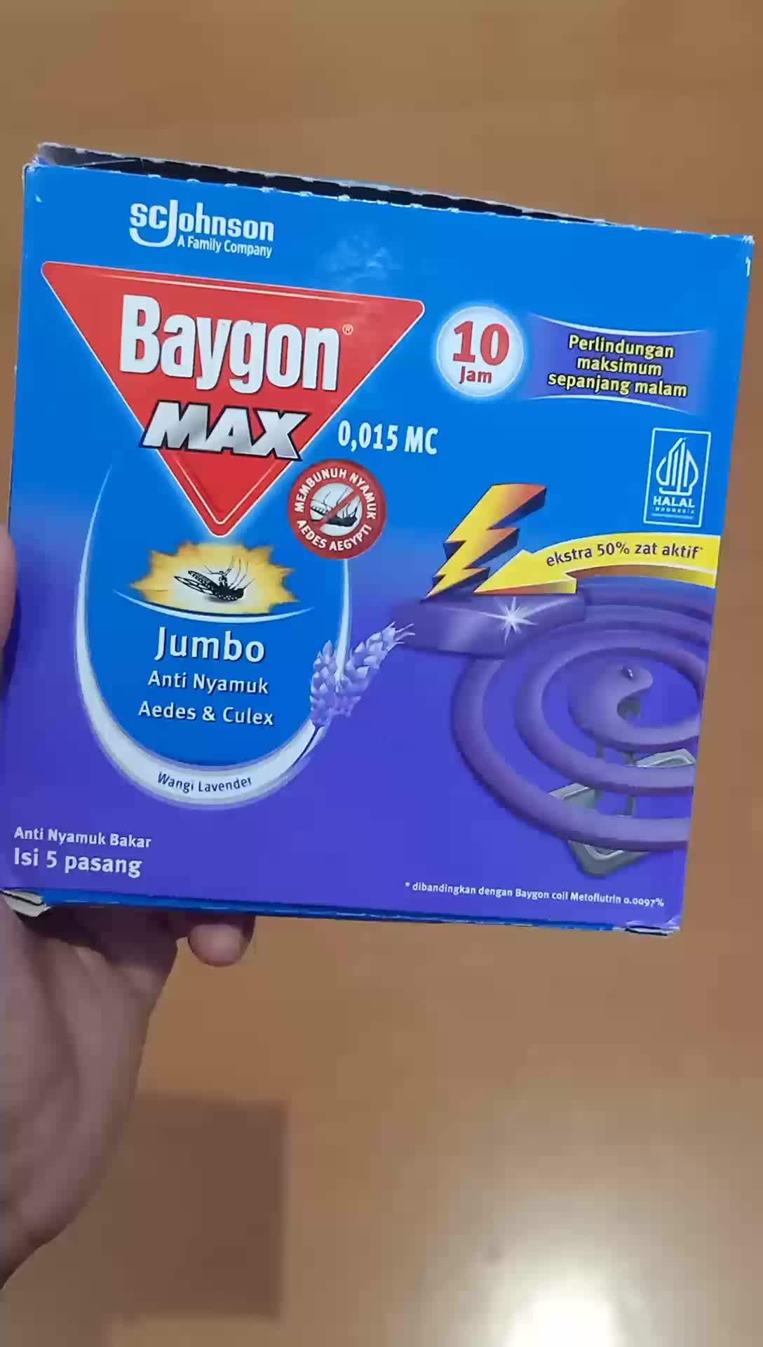 Baygon Obat Nyamuk Bakar Max Coil Isi 5 Pasang