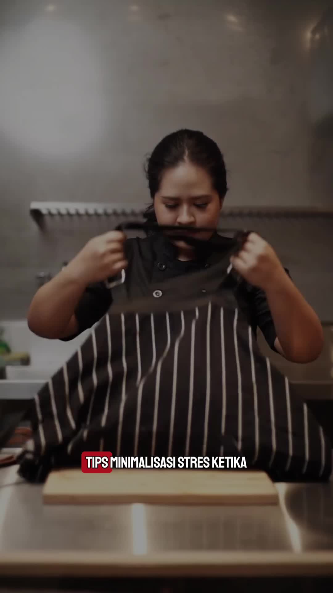 Chef Series SIMPLE Series Tangan Pendek Baju Koki - Hitam