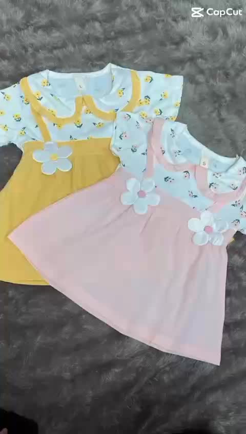 Dress Anak Perempuan Import Dress Motif Bunga Bow Dress Bayi baju gaun anak perempuan Anak-Anak Lengan Cewek