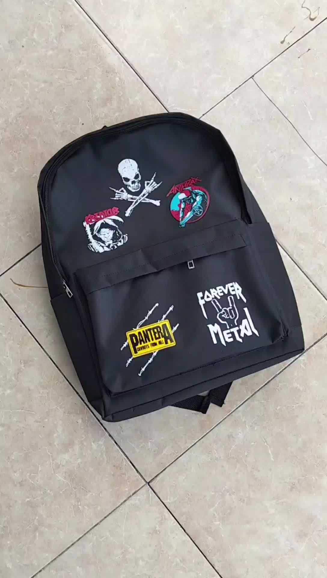 Tas Ransel Distro Backpack Motif Pria Sekolah - Model Terbaru Kanvas