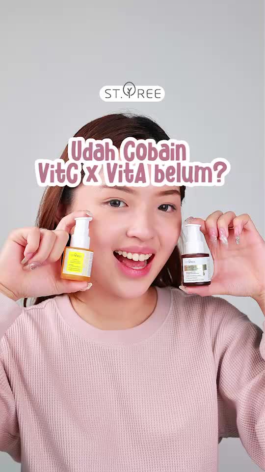 [COD] ST.TREE RADIANT SKIN SET Vitamin C + Retinol Combo Serum 20 ml | Serum Pagi C & Malam A Couple Set - Kit Perawatan Kulit Isi Duo Serum Membantu Mencerahkan, Mengencangkan, Mengurangi Kulit Kusam dan Kerutan, Anti Penuaan