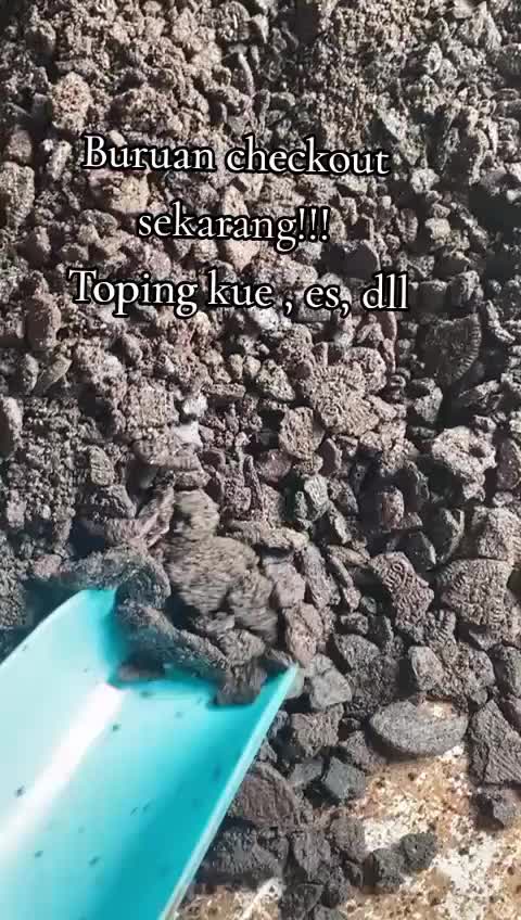 BUBUK BISKUIT HITAM KASAR ISI 1KG Cookies crumb