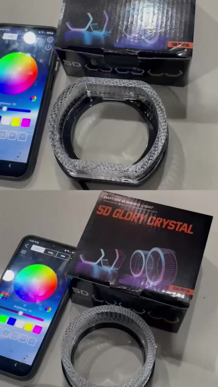 Shroud RGB 5D Matrix Premium Acrylic Akrilik Vietnam Style Variant BMW O i5 i6 i7 i8 3 inc 2.5 inc