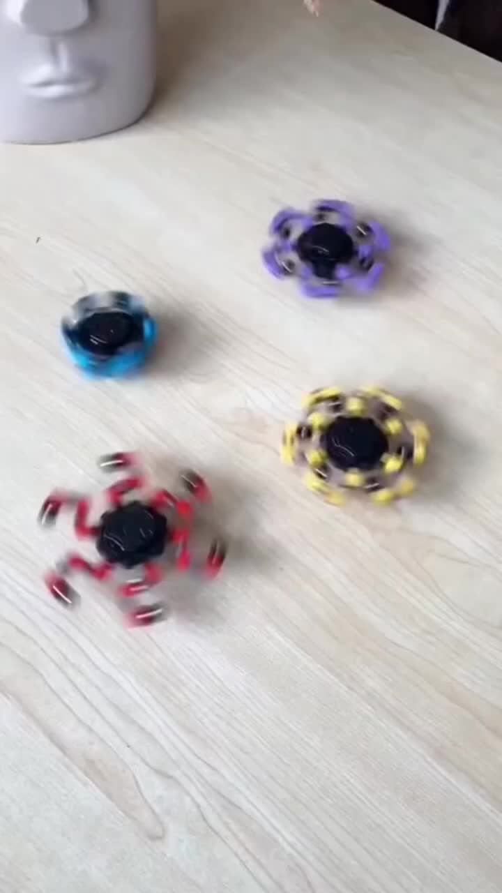 -Fingertip Mechanical Spinner Gyro Mainan Anak Robot Gangsing Mainan