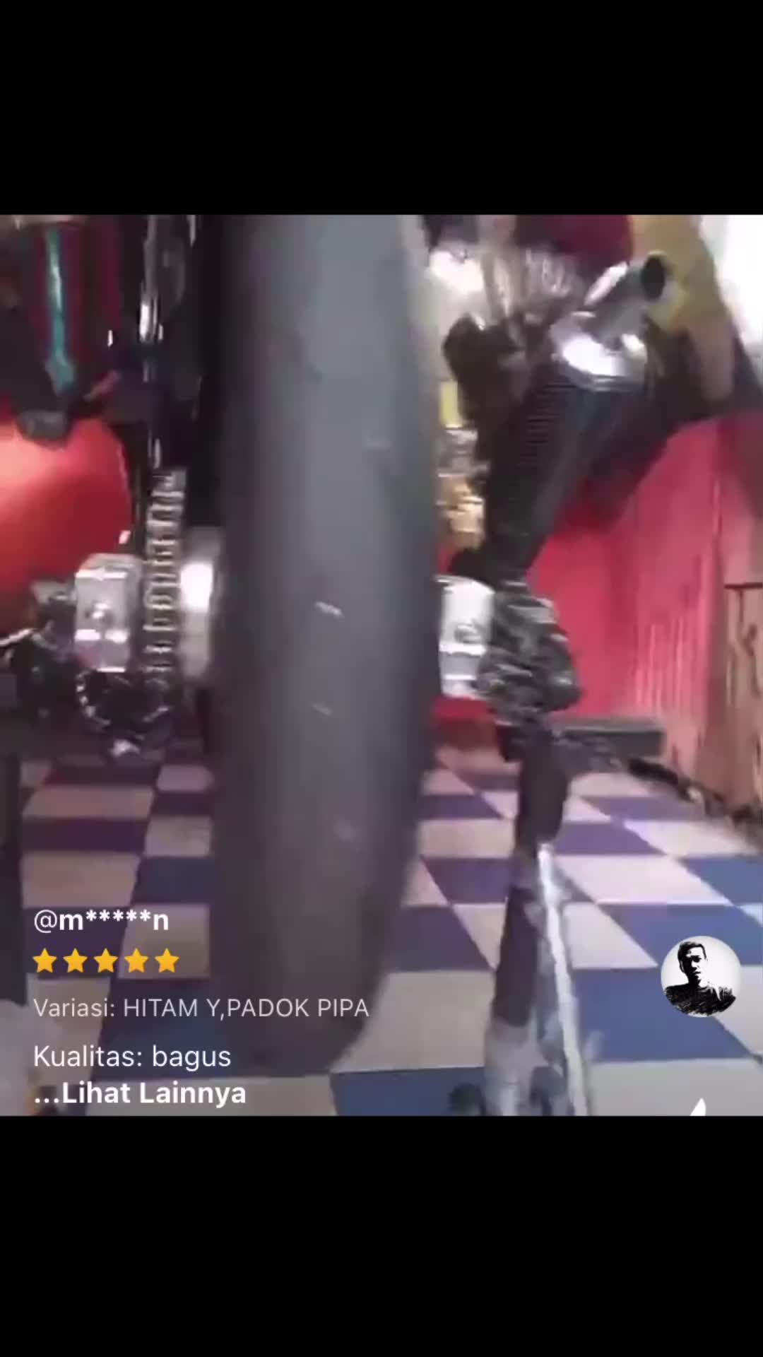Paddock Belakang Universal Ninja, CBR, GSX, Vixion, King, CBR