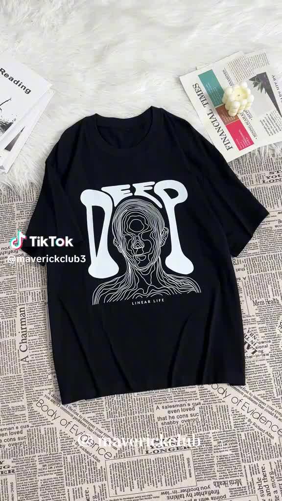 Maverick Kaos Oversize HUmam Veins Distorted T Shirt Distro Pria Wanita Cott 24s N060