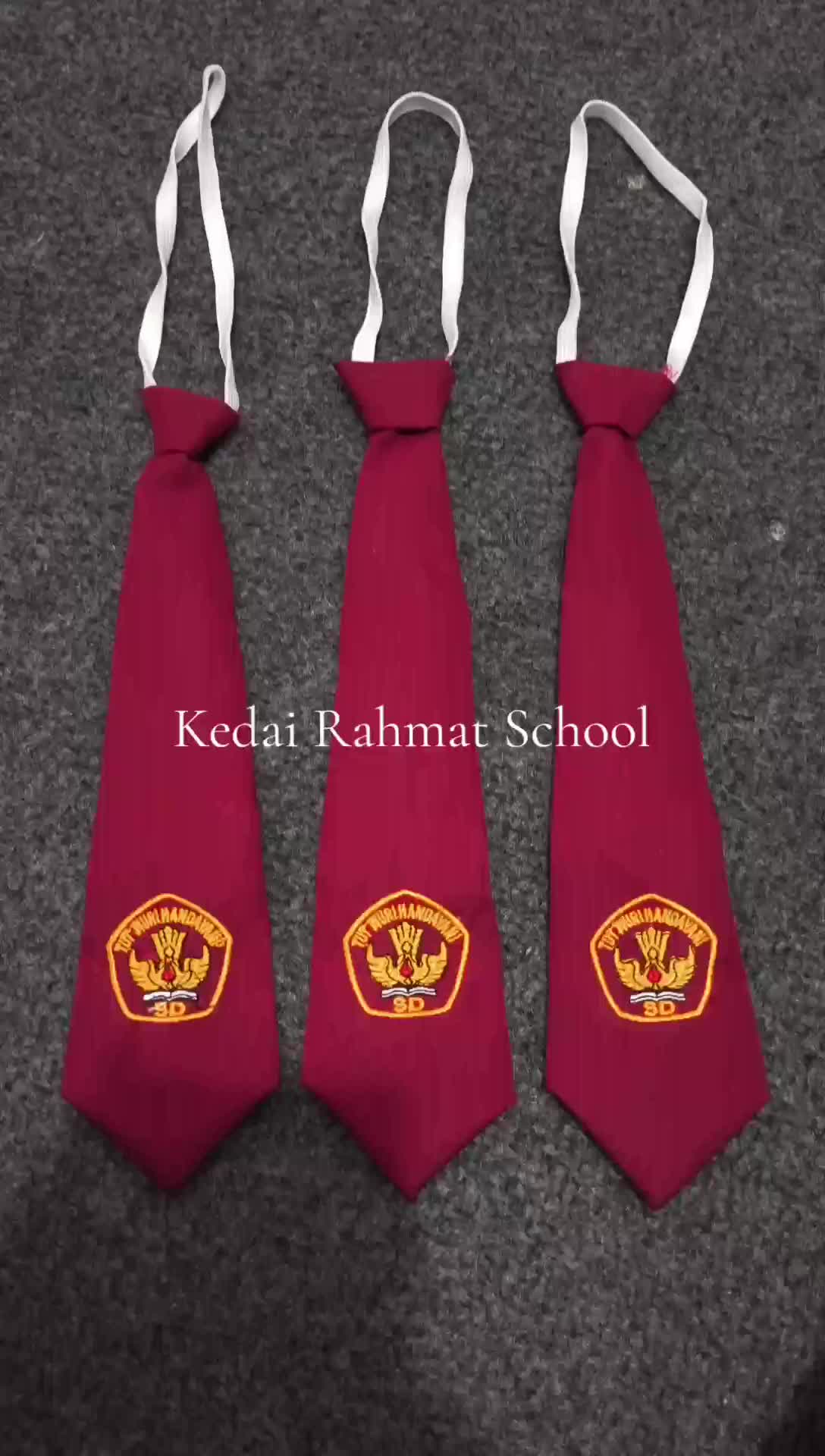 Dasi Pendek Panjang Bordir Seragam Sekolah SD MI SMP MTS SMA SMK Madrasah Ibtidaiyah HITAM Kupu Kupu Terbaru