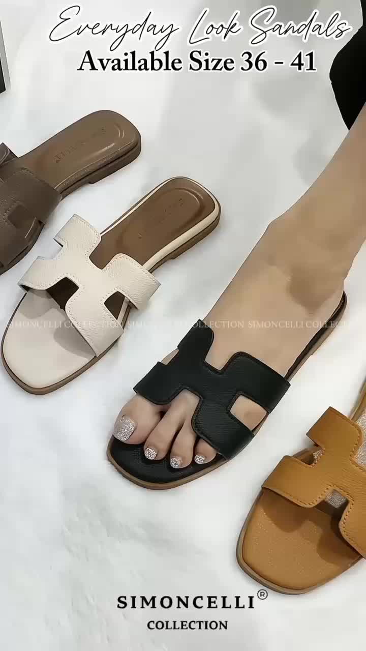 Simoncelli Sandal Flat | Sendal Flat Wanita | Sandal Wanita | Sendal Teplek Wanita Antislip Cewek 666
