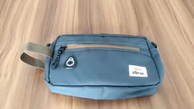 Tas Selempang Sling Bag Pria Casual Minimalis Elegan Elbrus Original Hitam