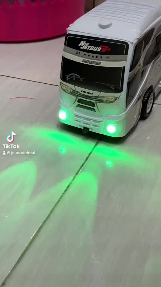 Mainan Bus Basuri Telolet Musik untuk Anak Led Bergerak Lampu Toys