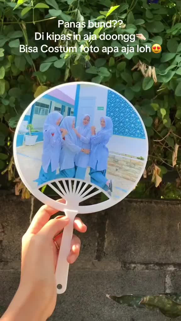 1 HARI JADI - Kipas Kerang Custom Gratis Ongkir Bisa COD