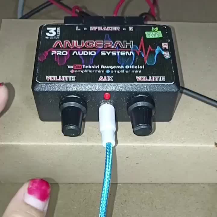 Power Amplifier Mini 5V 3W+3W Versi Aux - Output Speaker Pasif 3W+3W