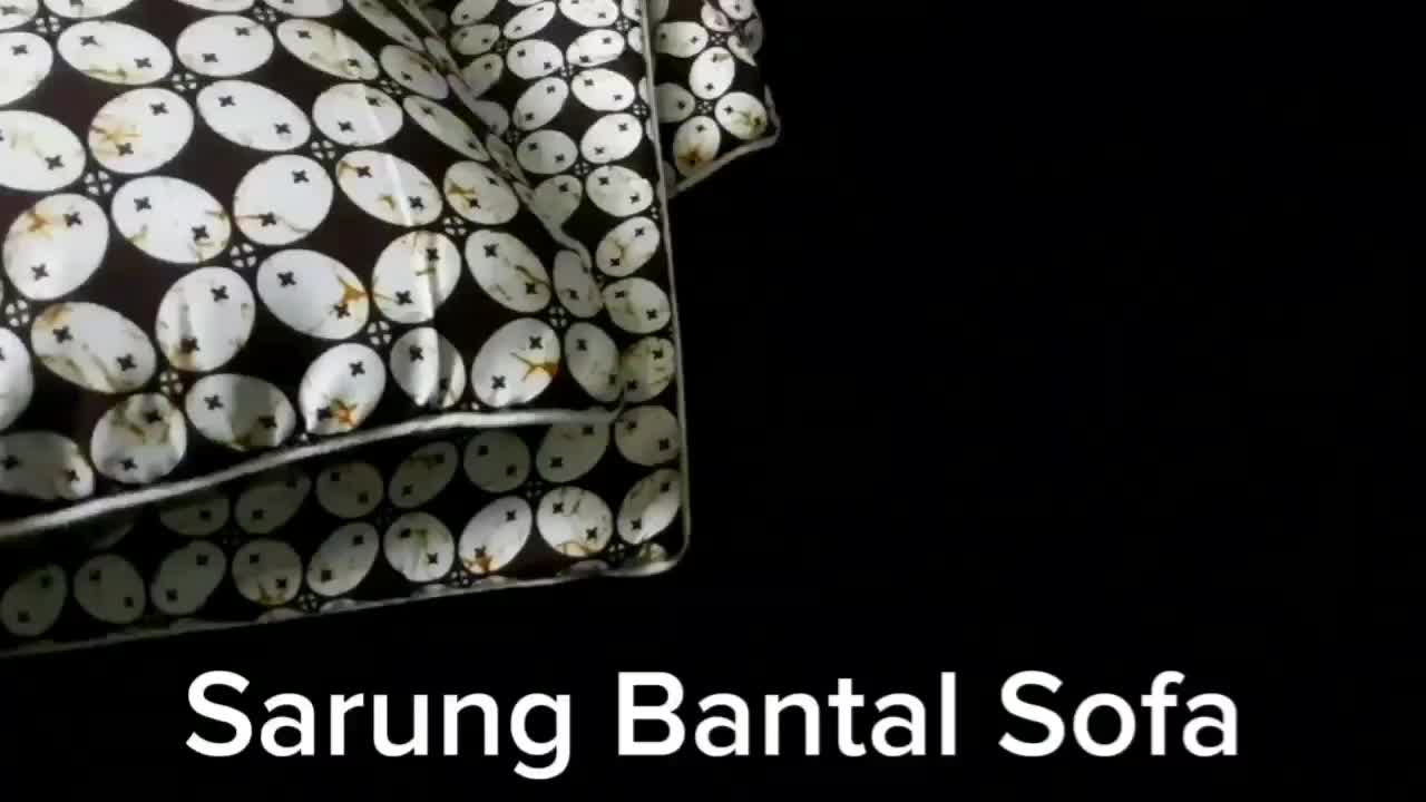 Sarung Bantal Kursi Set Batik Klasik
