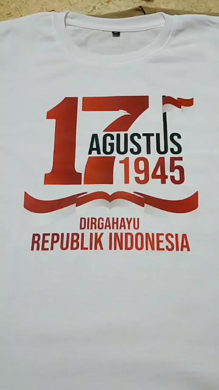 KAOS 17 AGUSTUS  MERDEKA 7 = KAOS DISTRO WANITA LENGAN PANJANG COTTON COMBED 24s BASIC T-SHIRT TERBARU