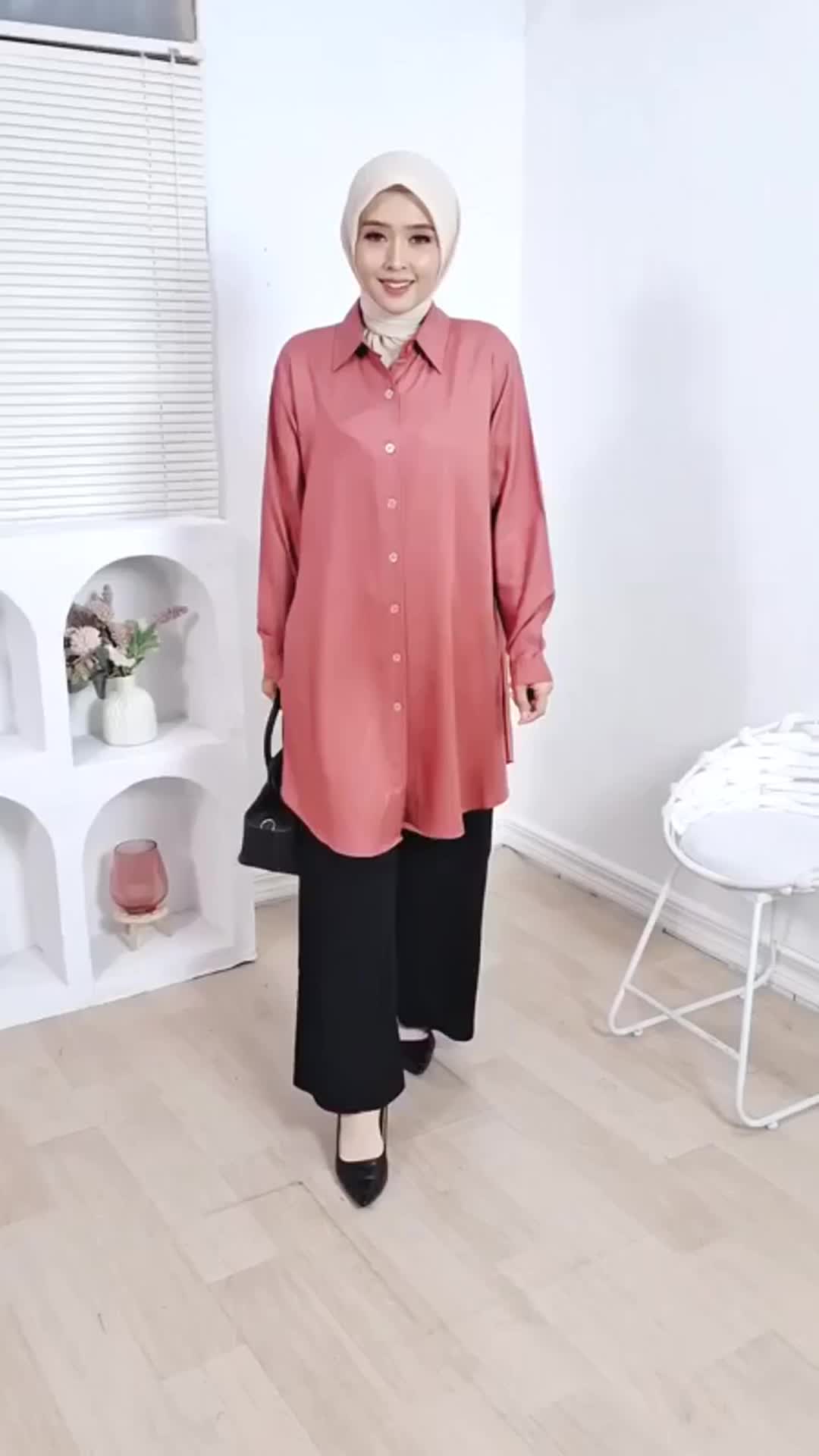 TheBlouse TN-03 Tunik Atasan Wanita Polos LD100 LD110 LD120 LD130 Allsize Rayon Twill Premium Baju Wanita