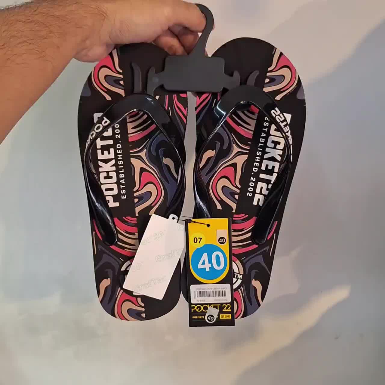 POCKET22 SENDAL MOTIF FF 1218 OBEY - SANDAL TERBARU, TAMPILAN MENARIK, EMPUK DAN NYAMAN DIPAKAI