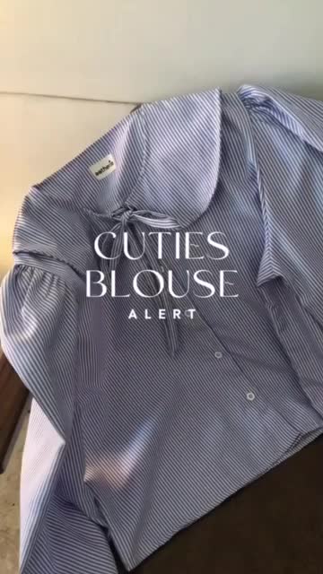 AETHERIA LABEL - LUNE BOW BLOUSE | Blouse Pita | Blouse Collar | Blouse Coquette