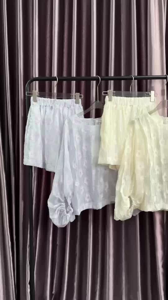SV 6450 - Bell Flo Set | Silvervogue | Set Atasan dan Celana Poliester Pakaian Wanita