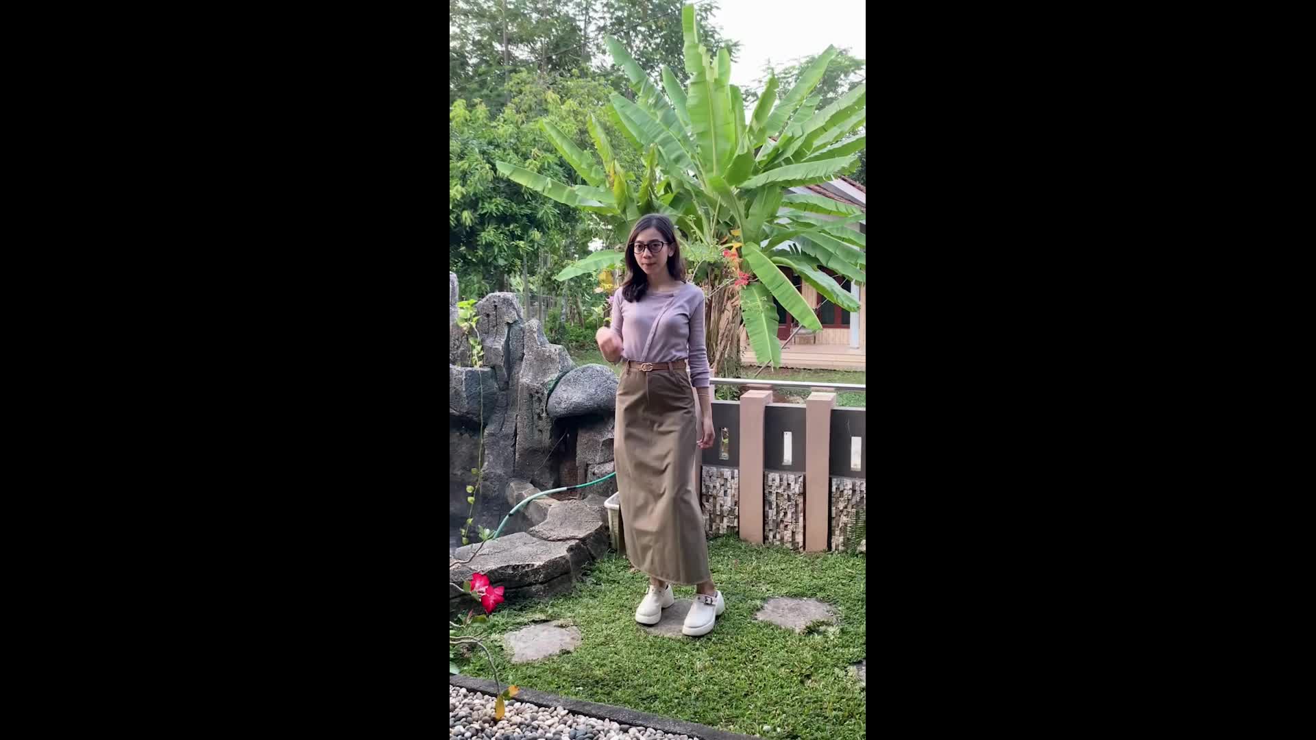 rok span Basic bentuk Maxi / Skirt Mahalini Belah Samping Katun Combed androk wanita Panjang Hitam Bawahan Minimalis ritsleting / Androk sobek jumbo Basic ketat Korean Wine vintage Cpns cutbray Dewasa Formal