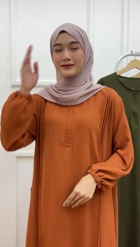 Gamis Abaya Turkey Basic Dress Crinkle Airflow Premium Busui Friendly Baju Gamis Wanita Muslim Polos Lebaran Turki