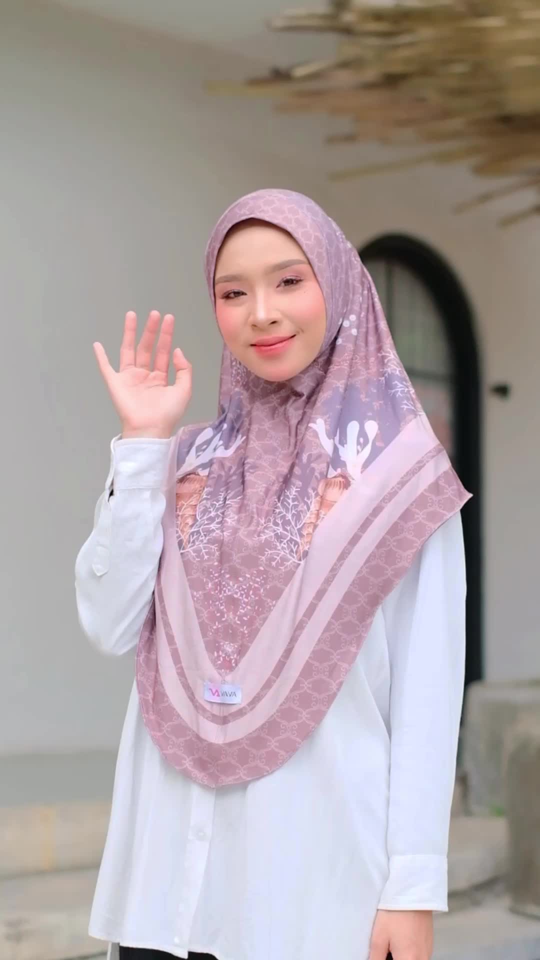 KHIMAR (Non-Pet) Motif Sublime Printing, Kerudung Instant Kekinian, Jilbab Instant Wanita, Kerudung Bergo Dewasa