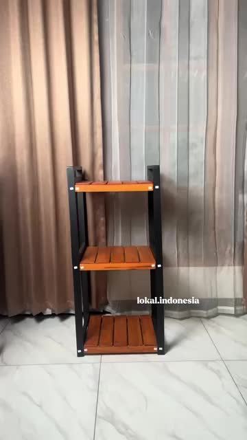 Rak Rice Cooker Dan Dispenser Rak Susun 3 Serbaguna Kayu Mahoni serbaguna Anak