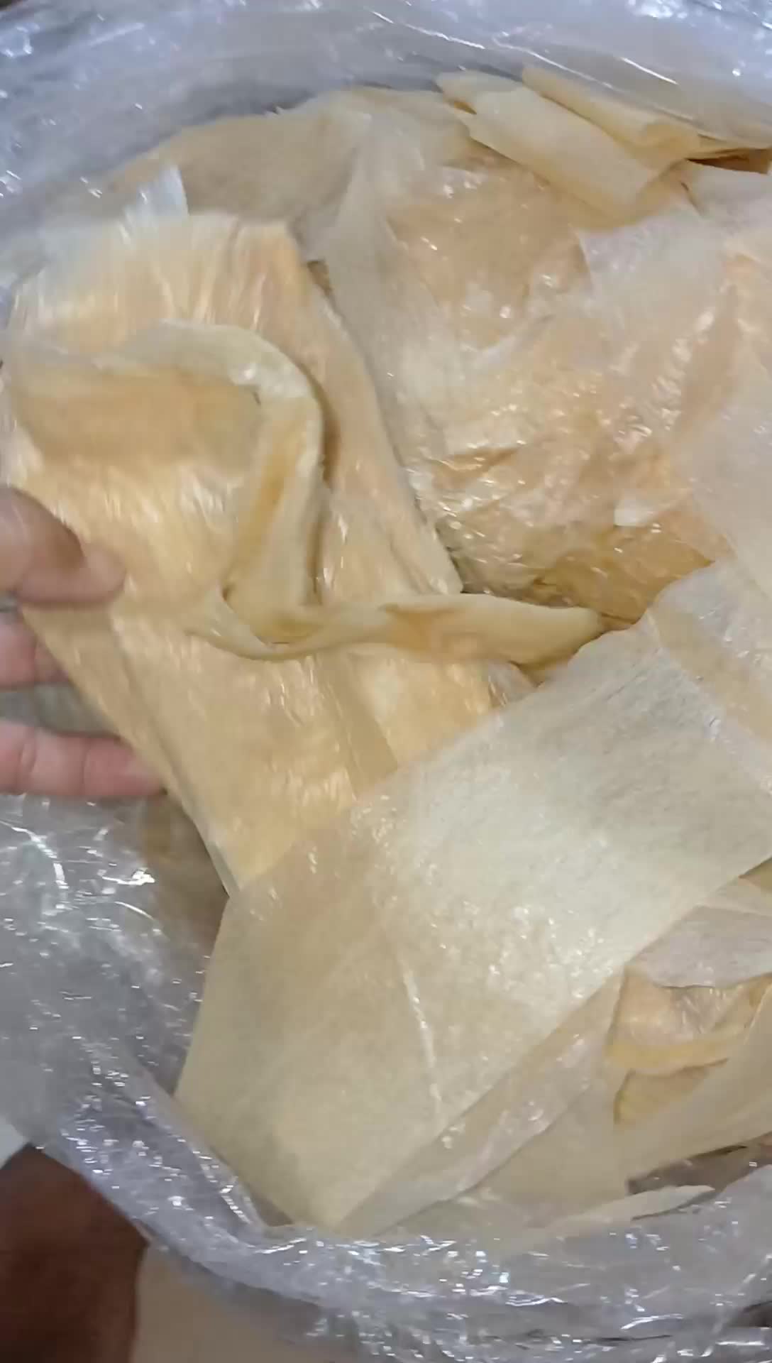 Kulit Kembang Tahu Kering Tawar untuk aneka masakan/kulit kembang Tahu
