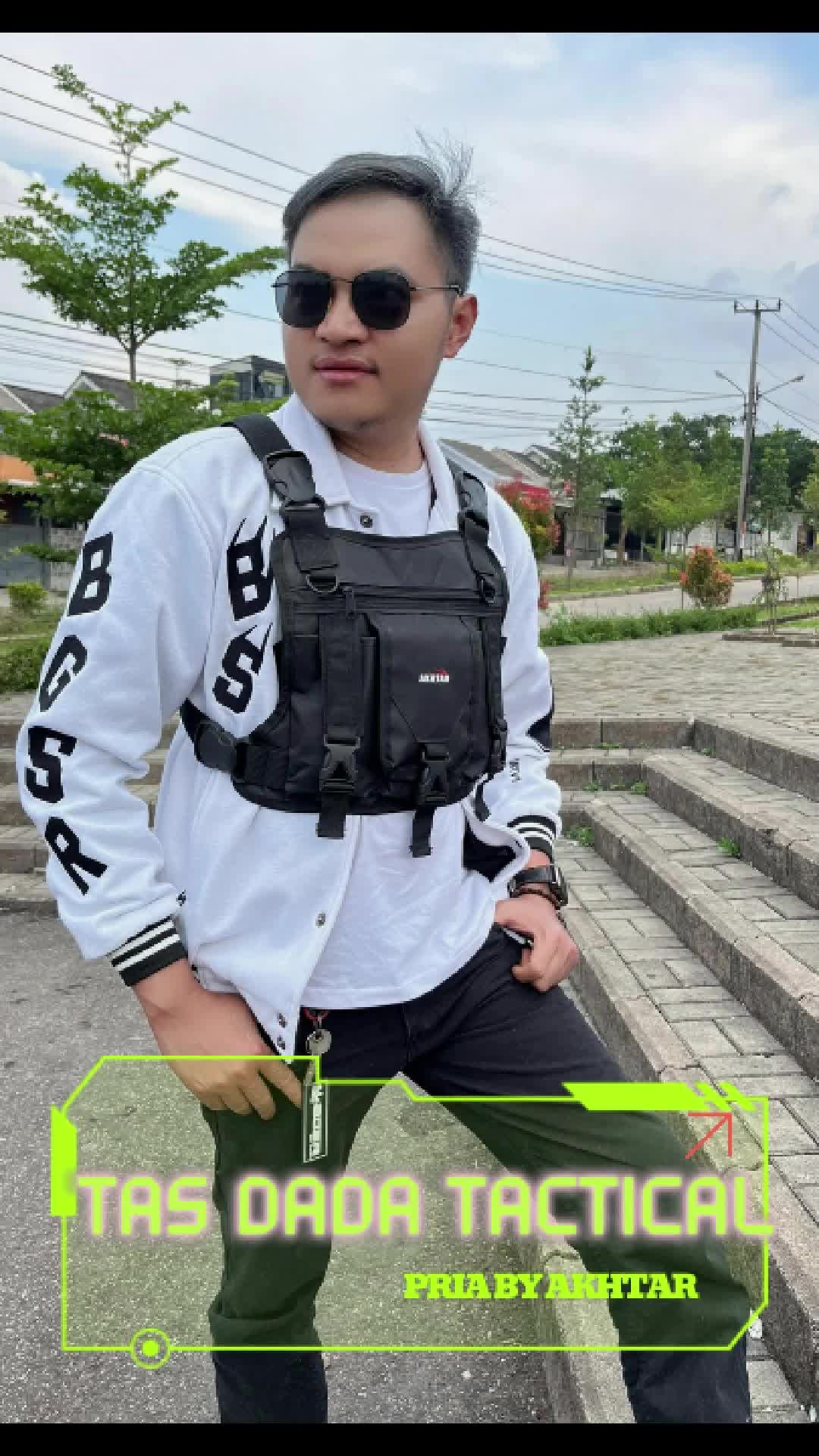 TAS DADA ROMPI TACTICAL ARMY HITAM POLICE ORIGINAL PRIA AKHTAR