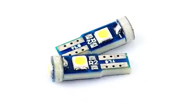Lampu LED Motor Mobil T5 Speedometer Panel AC spido soket T5 3 Mata