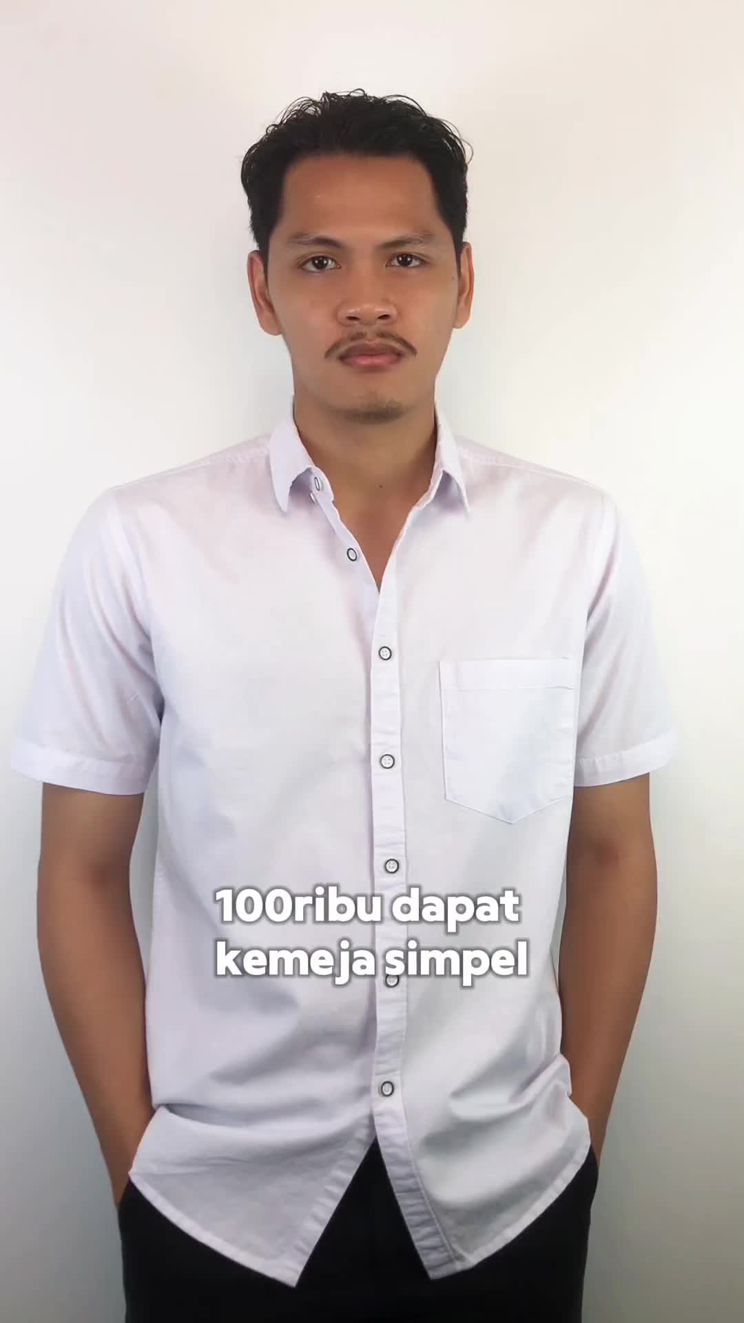 [GRIDLINE - P001 Colorful Cigaret Basic] Kemeja Pria Polos Slimfit Katun Premium Tebal Denim Baju Kantor Kerah Casual Twill Panjang
