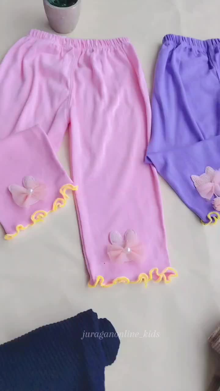 Paket 3 Pcs Legging Curly Boneka Anak Perempuan Lucu Usia 1-10 Tahun